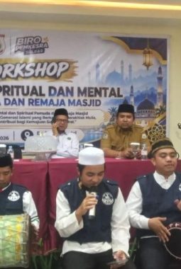 Biro Pemkesra Sulbar Gembleng 60 Pemuda Masjid, Perkuat Mental dan Spiritual Generasi Muda