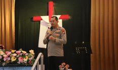 Minggu Kasih Polresta Mamuju, Jemaat GPDI Bisa Lapor Gangguan Kamtibmas Dan Bantuan Polisi Lewat Call Center 110